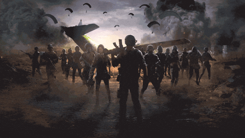 PUBG Battle Scene